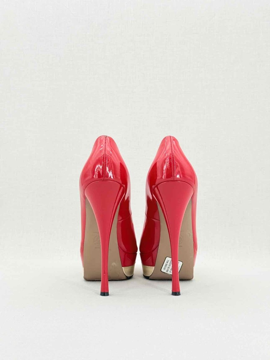 Pre - loved VERSACE Red Size EU 38 Pumps at Reems Closet