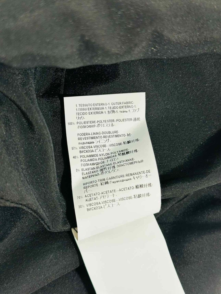 Pre - loved VERSUS VERSACE Sheath Blue & Black Leopard Short Dress at Reems Closet