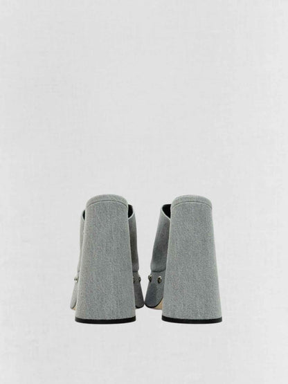 Pre - loved VIC MATIE Grey Size EU 37 Heeled Sandals at Reems Closet