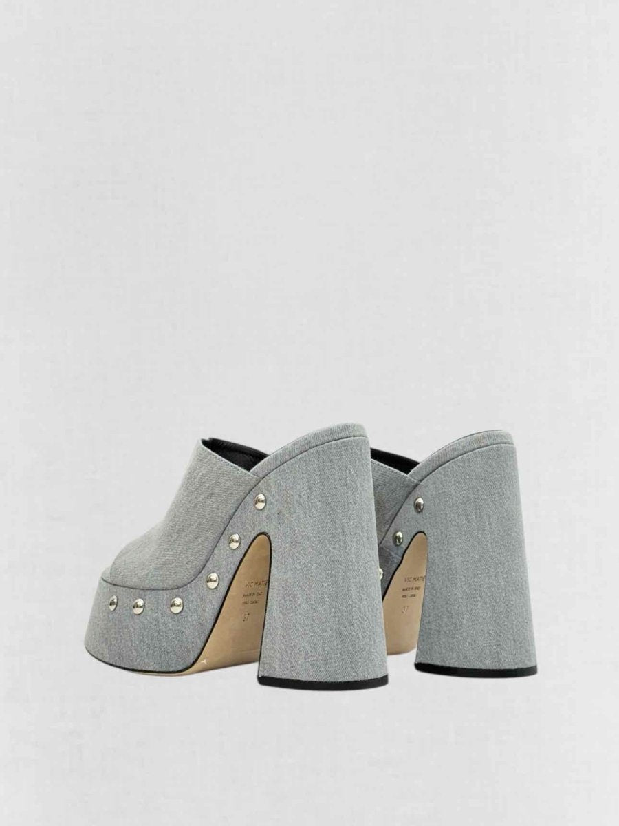 Pre - loved VIC MATIE Grey Size EU 37 Heeled Sandals at Reems Closet