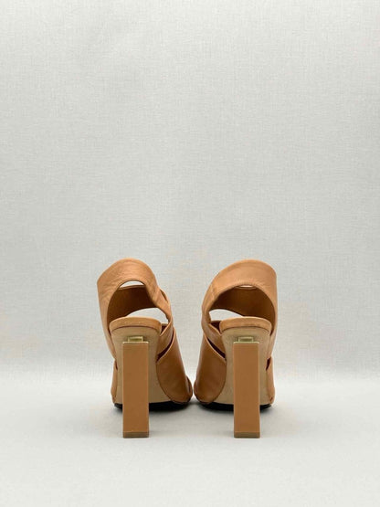 Pre-loved VIC MATIE Tan Size EU 37 Heeled Sandals at Reems Closet