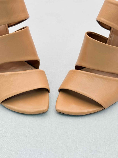 Pre-loved VIC MATIE Tan Size EU 37 Heeled Sandals at Reems Closet
