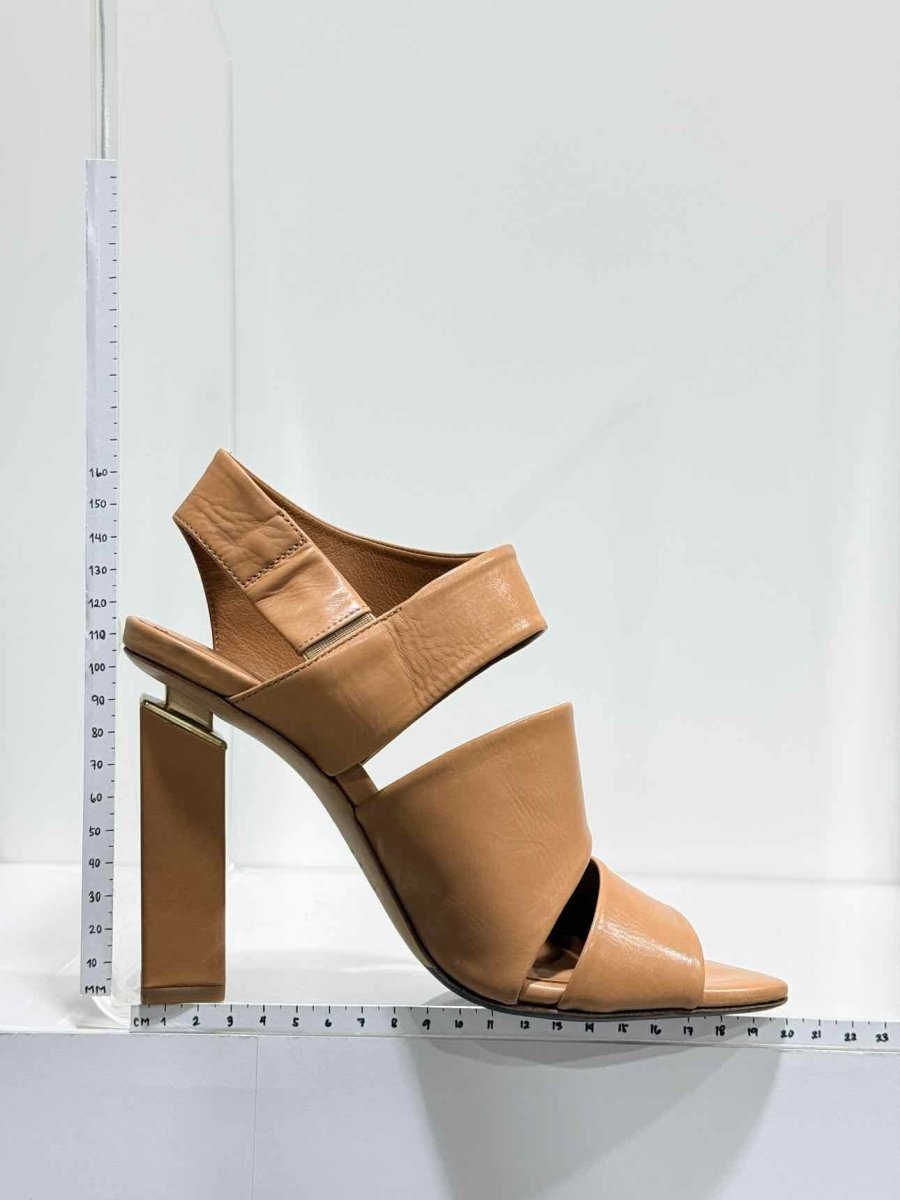 Pre-loved VIC MATIE Tan Size EU 37 Heeled Sandals at Reems Closet