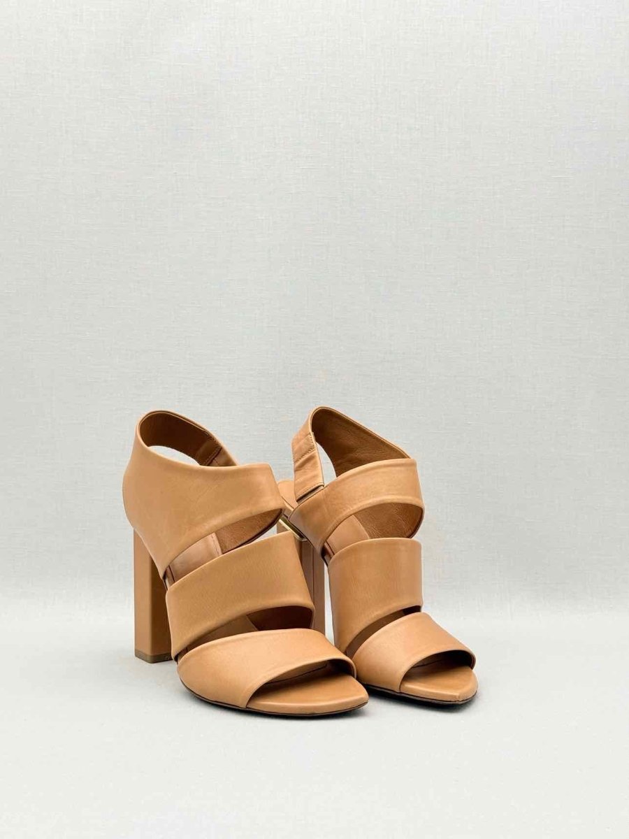 Pre-loved VIC MATIE Tan Size EU 37 Heeled Sandals at Reems Closet