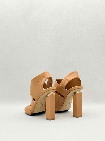 Pre-loved VIC MATIE Tan Size EU 37 Heeled Sandals at Reems Closet