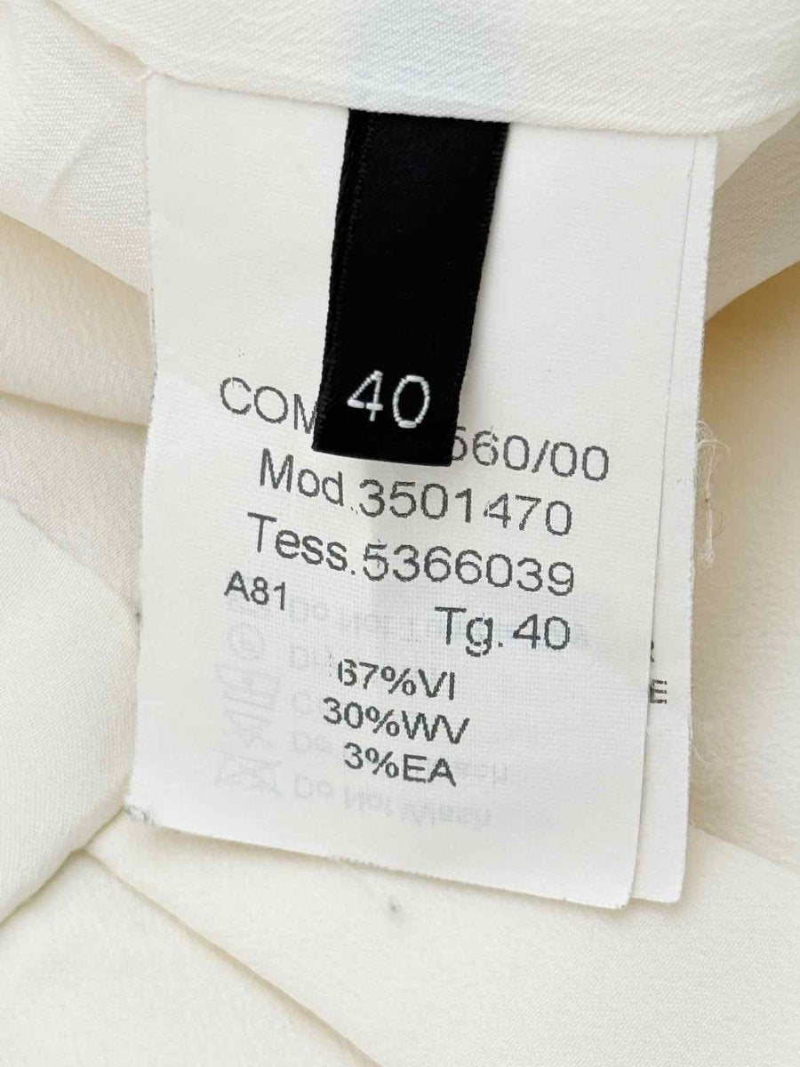 Pre - loved VICTOR VICTORIA Beige Size US 4 Jacket at Reems Closet