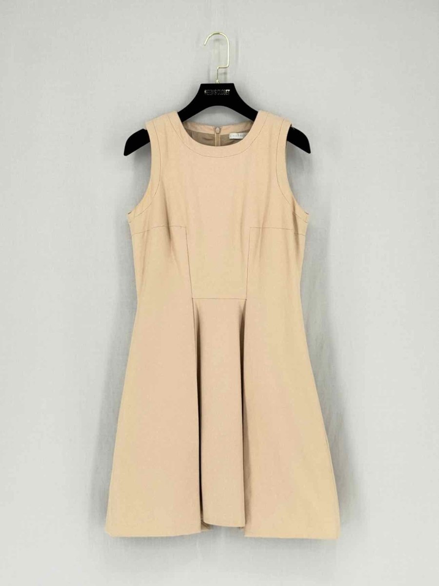 Pre - loved VICTORIA BECKHAM Beige Size US 4 Short Dress at Reems Closet