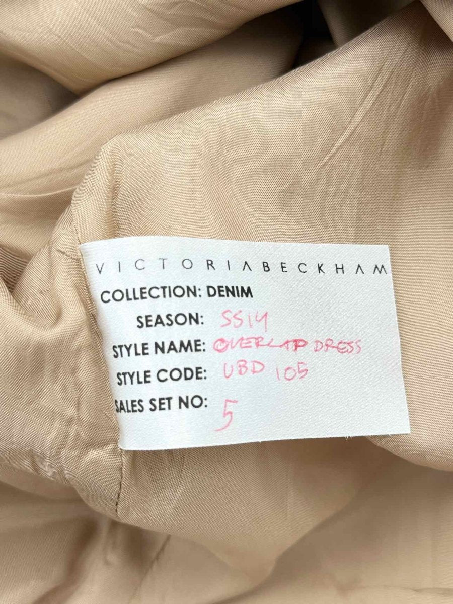 Pre - loved VICTORIA BECKHAM Beige Size US 4 Short Dress at Reems Closet
