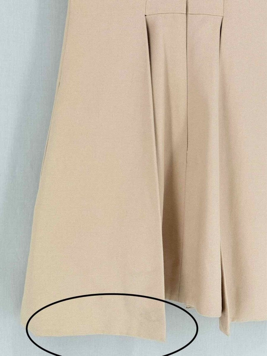 Pre - loved VICTORIA BECKHAM Beige Size US 4 Short Dress at Reems Closet