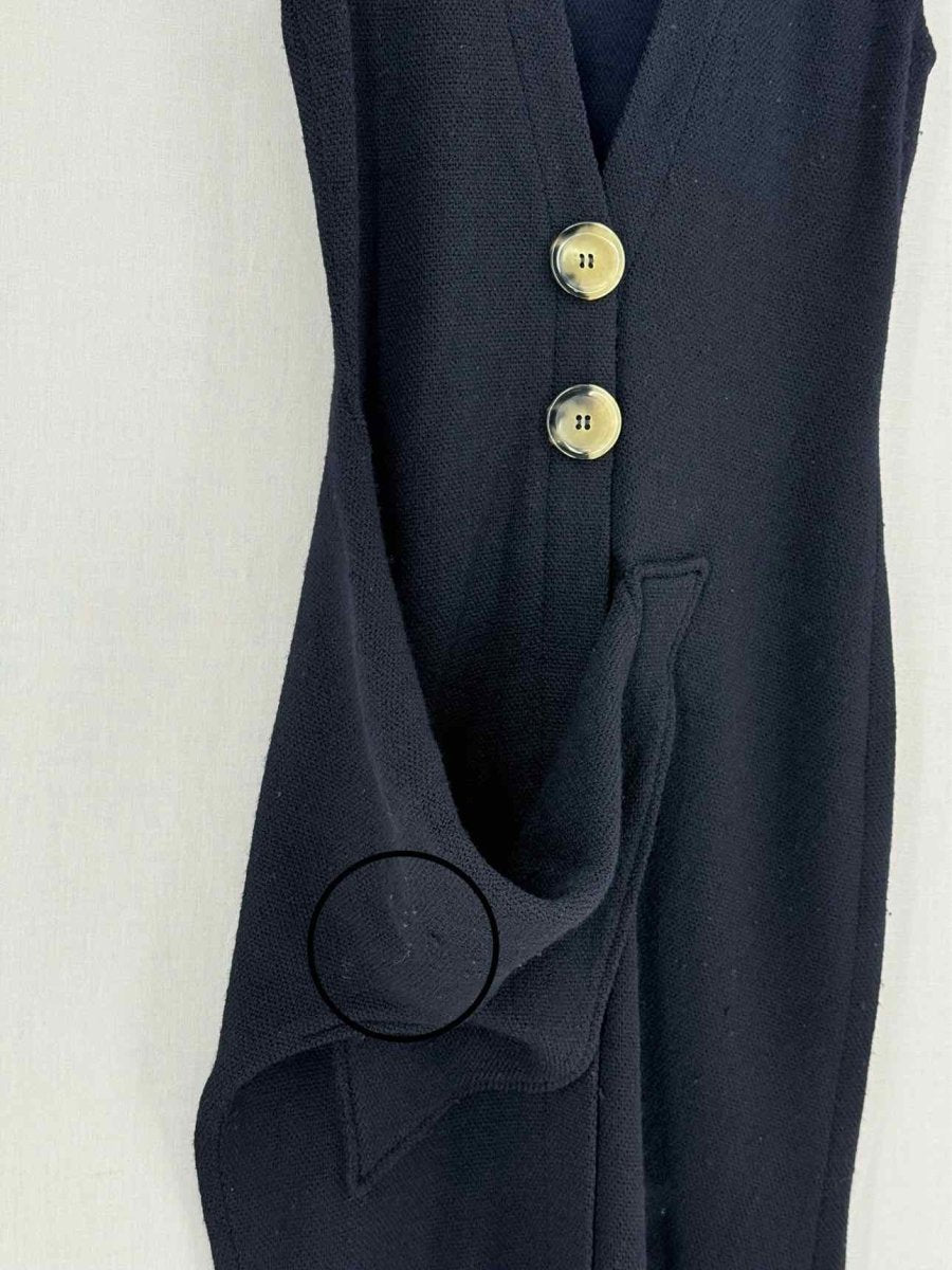 Pre - loved VICTORIA BECKHAM Black Size US 6 Midi Dress at Reems Closet