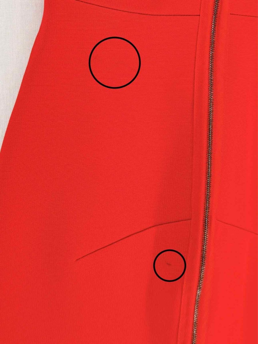 Pre - loved VICTORIA BECKHAM Red Size US 2 Midi Dress at Reems Closet