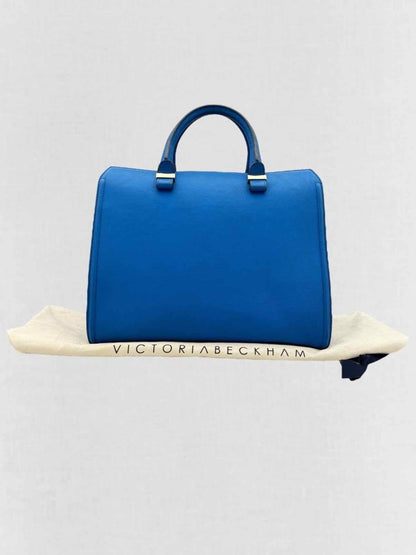 Pre - loved VICTORIA BECKHAM Victoria Blue Tote Bag at Reems Closet