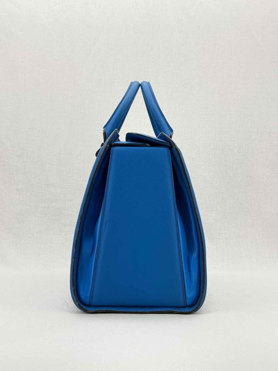 Pre - loved VICTORIA BECKHAM Victoria Blue Tote Bag at Reems Closet