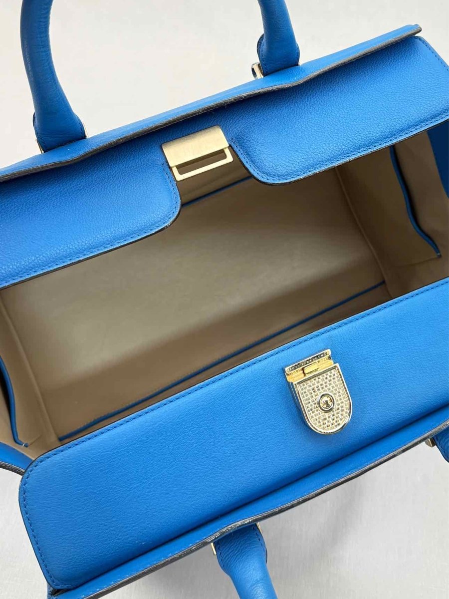 Pre - loved VICTORIA BECKHAM Victoria Blue Tote Bag at Reems Closet