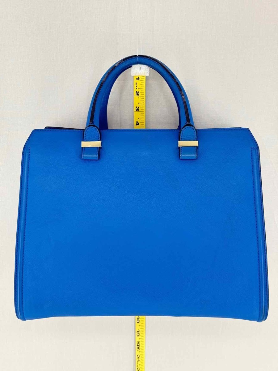 Pre - loved VICTORIA BECKHAM Victoria Blue Tote Bag at Reems Closet
