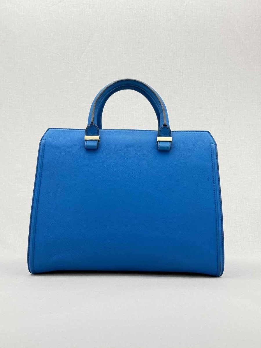 Pre - loved VICTORIA BECKHAM Victoria Blue Tote Bag at Reems Closet