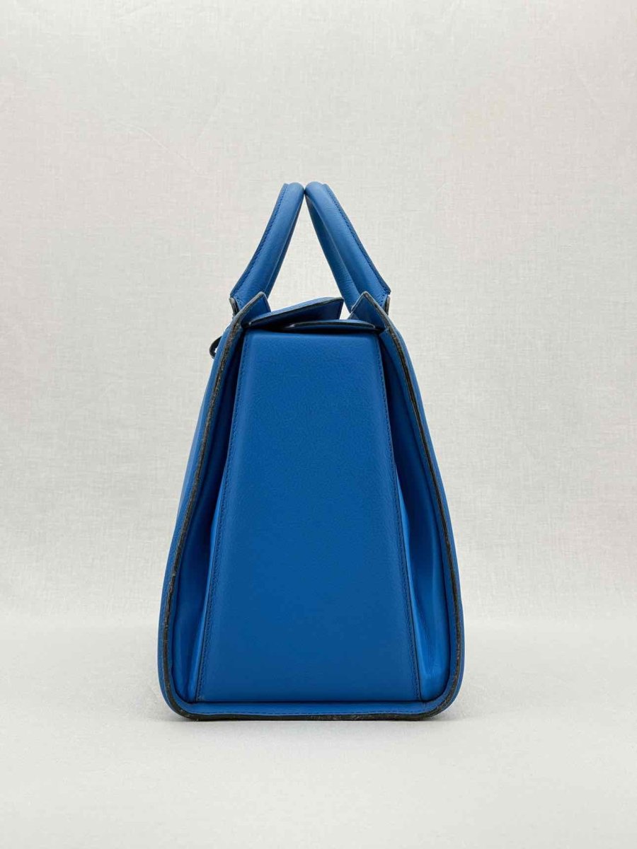 Pre - loved VICTORIA BECKHAM Victoria Blue Tote Bag at Reems Closet