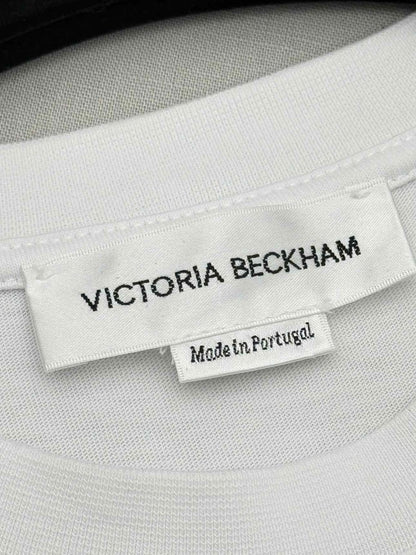 Pre-loved VICTORIA BECKHAM White Size Small T-shirt at Reems Closet