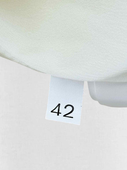 Pre - loved VIKA GAZINSKAYA Cream & Black Size US 10 Long Dress at Reems Closet