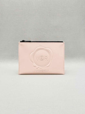 Pre-loved VIKTOR&ROLF Pale Pink Logo Pouch at Reems Closet