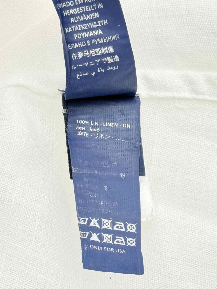 Pre - loved VILEBREQUIN Shirt White Size Large Short Dress at Reems Closet