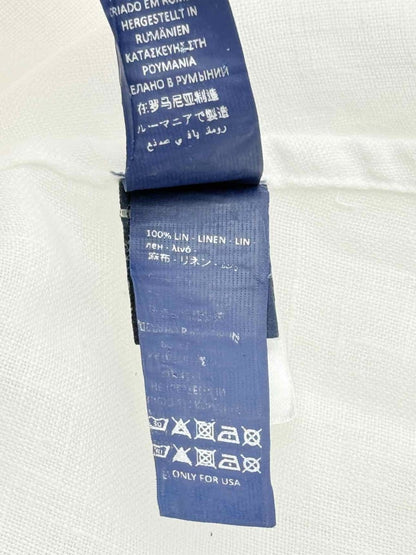 Pre - loved VILEBREQUIN Shirt White Size Large Short Dress at Reems Closet