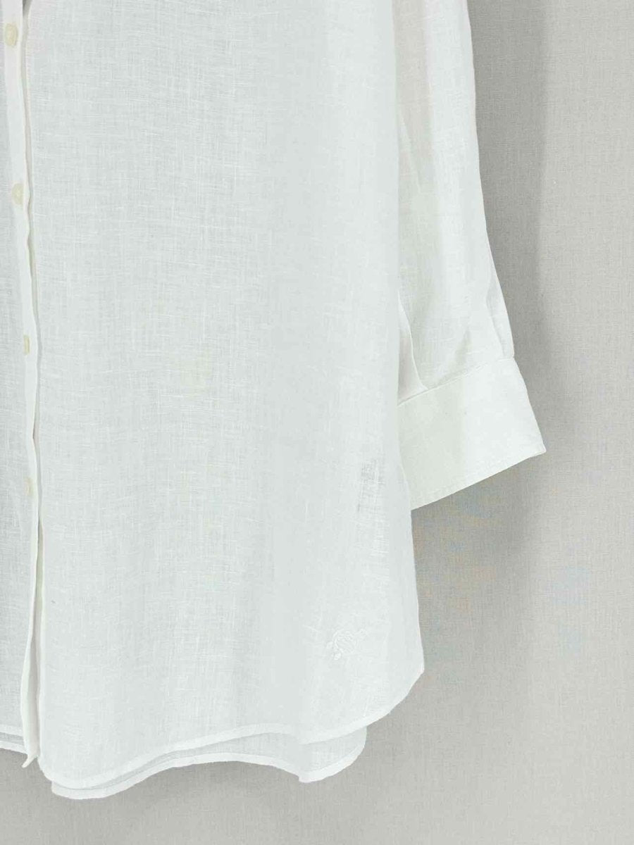 Pre - loved VILEBREQUIN Shirt White Size Large Short Dress at Reems Closet