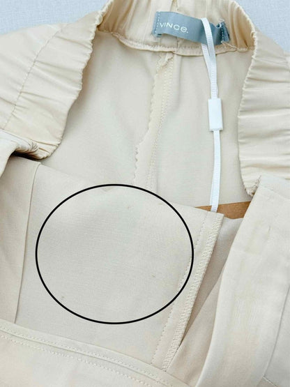 Pre - loved VINCE Beige Pleated Size Large Pants at Reems Closet