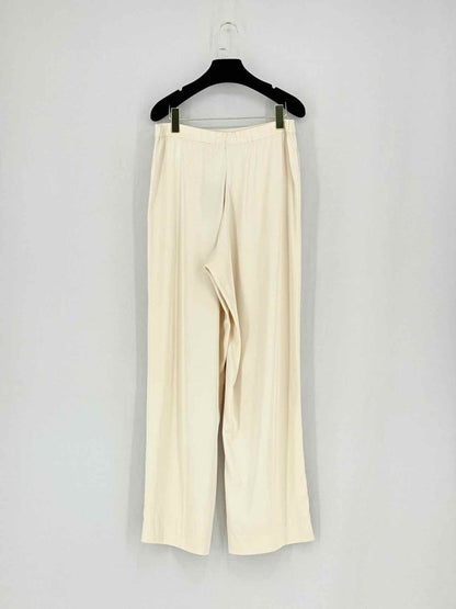 Pre - loved VINCE Beige Pleated Size Large Pants at Reems Closet