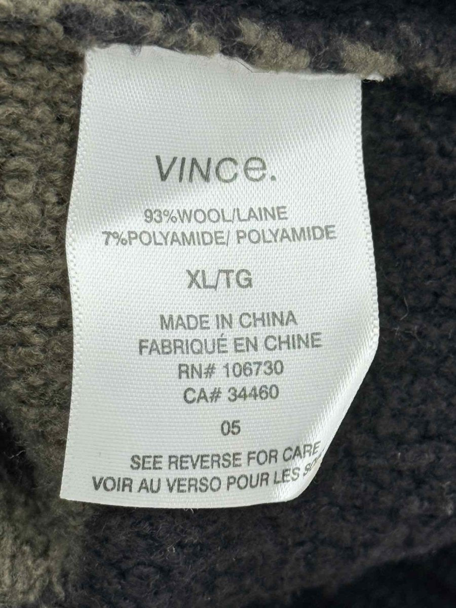 Pre - loved VINCE Black & Brown Striped Size XLarge Jumper at Reems Closet