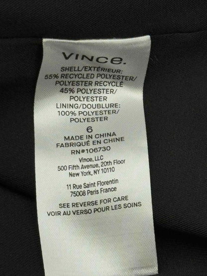 Pre - loved VINCE Black Size US 6 Blazer at Reems Closet