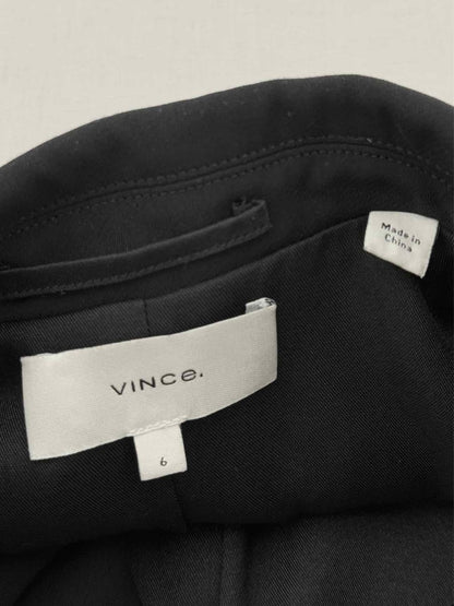 Pre - loved VINCE Black Size US 6 Blazer at Reems Closet
