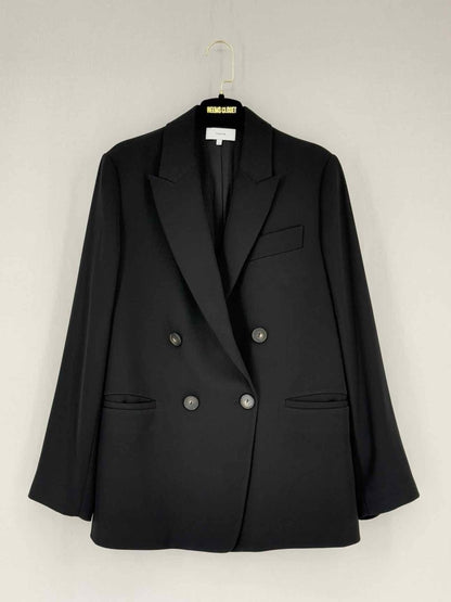 Pre - loved VINCE Black Size US 6 Blazer at Reems Closet