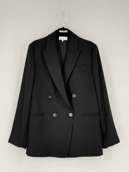 Pre - loved VINCE Black Size US 6 Blazer at Reems Closet