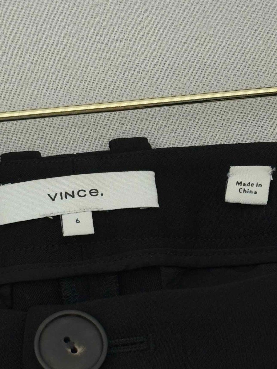 Pre - loved VINCE Black Size US 6 Pants at Reems Closet