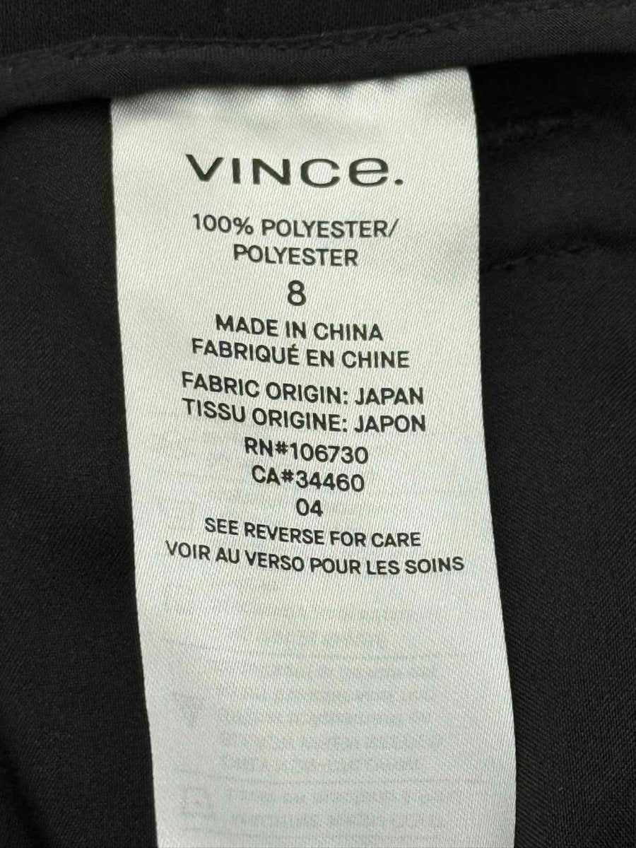 Pre - loved VINCE Black Size US 8 Pants at Reems Closet
