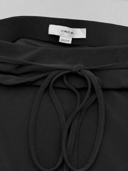 Pre - loved VINCE Black Size XXSmall Midi Skirt at Reems Closet