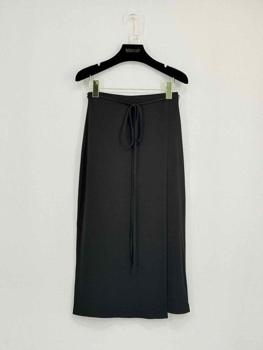 Pre - loved VINCE Black Size XXSmall Midi Skirt at Reems Closet