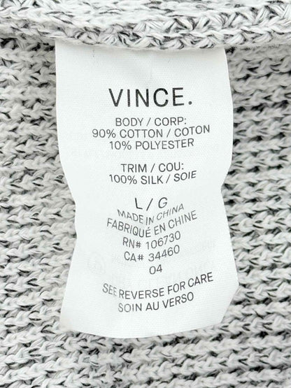 Pre - loved VINCE Black & White Size Large Sweatshirt at Reems Closet