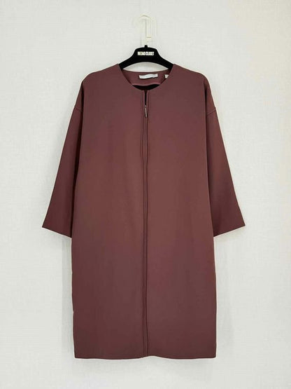 Pre-loved VINCE Cocoon Burgundy Size XSmall Knee Length Dress at Reems Closet