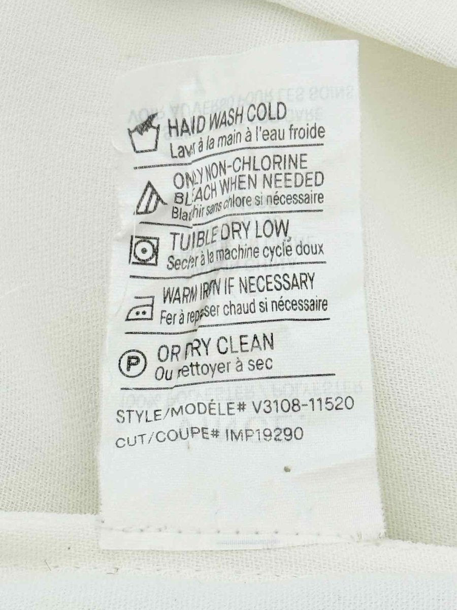 Pre - loved VINCE Cream Size Large Blouse at Reems Closet