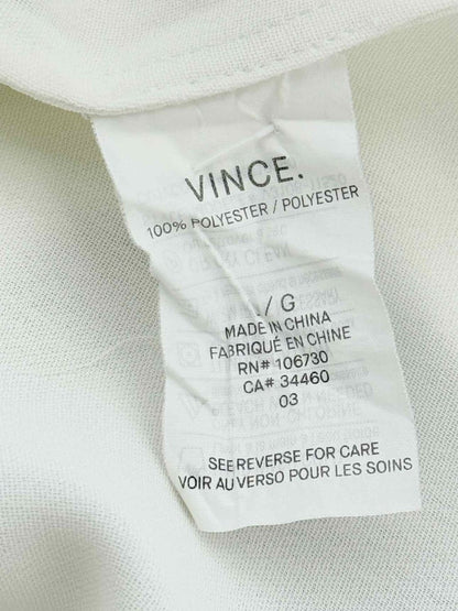 Pre - loved VINCE Cream Size Large Blouse at Reems Closet