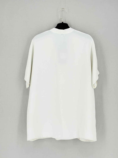 Pre - loved VINCE Cream Size Large Blouse at Reems Closet