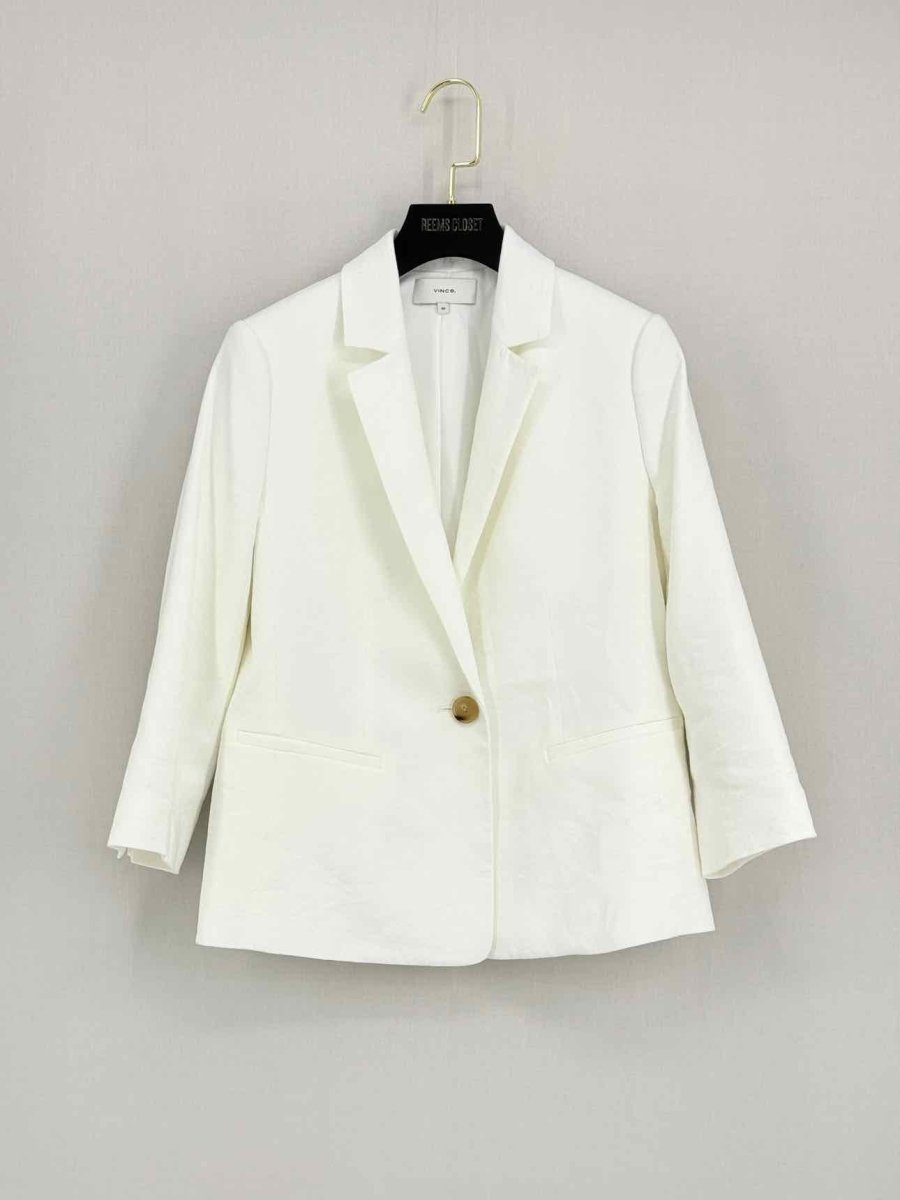 Pre - loved VINCE Cream Size US 0 Jacket at Reems Closet