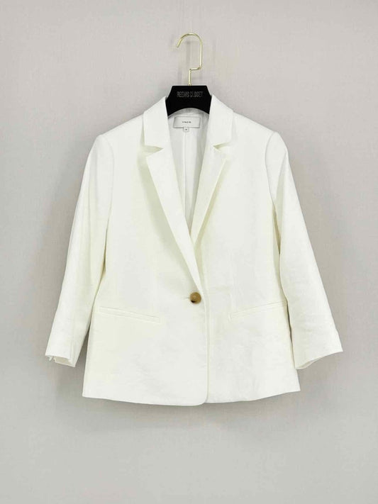 Pre - loved VINCE Cream Size US 0 Jacket at Reems Closet