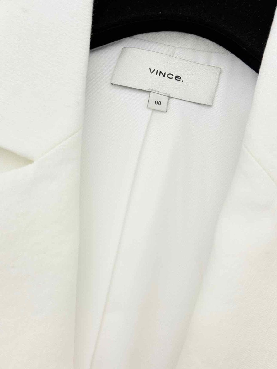 Pre - loved VINCE Cream Size US 0 Jacket at Reems Closet