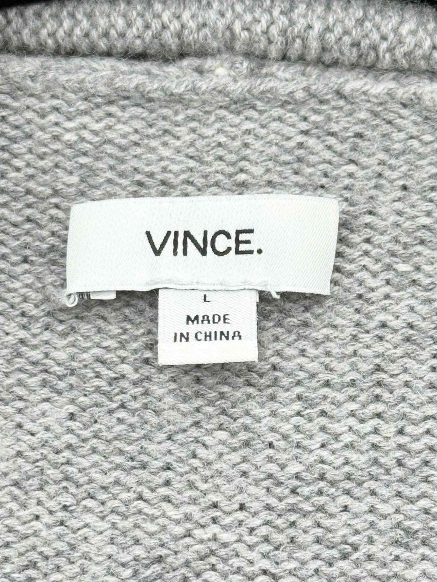 Pre - loved VINCE Grey Size Large Cardigan at Reems Closet