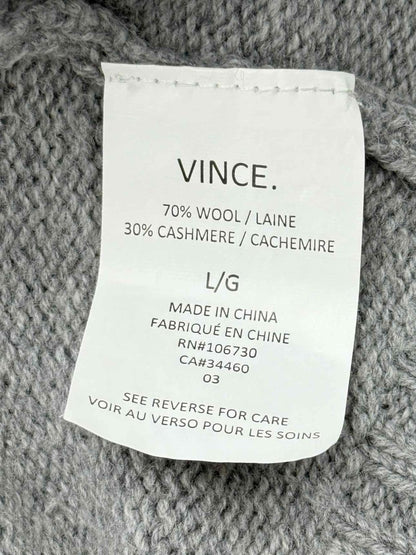 Pre - loved VINCE Grey Size Large Cardigan at Reems Closet