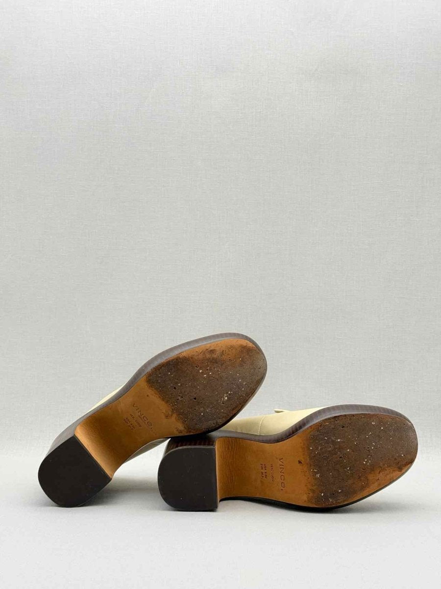 Pre - loved VINCE Narissa Cream Size EU 38.5 Loafers at Reems Closet