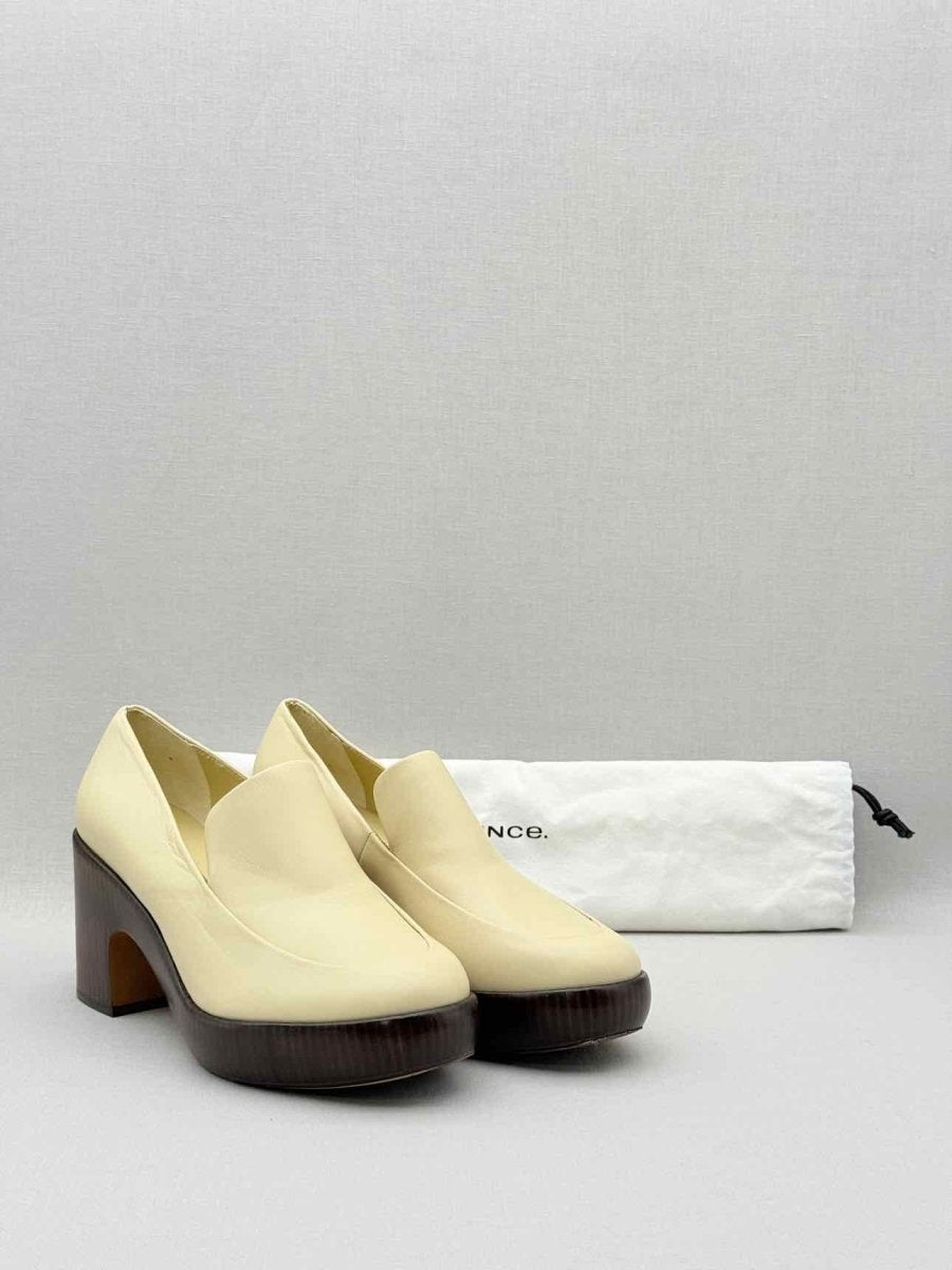 Pre - loved VINCE Narissa Cream Size EU 38.5 Loafers at Reems Closet